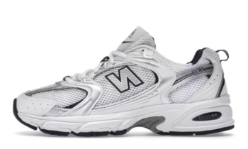 White Silver Navy
